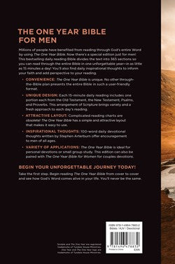 The One Year Bible for Men, KJV - Hardcover