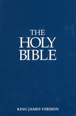 KJV Economy Bible, Softcover, Blue