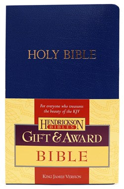 KJV Gift & Award Bible, Imitation Leather, Blue