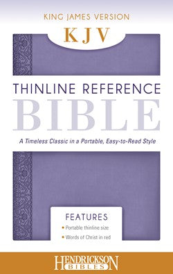 KJV Thinline Reference Bible, Flexisoft, Lavender