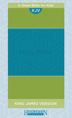 KJV Kids Bible Flexisoft Blue/Green