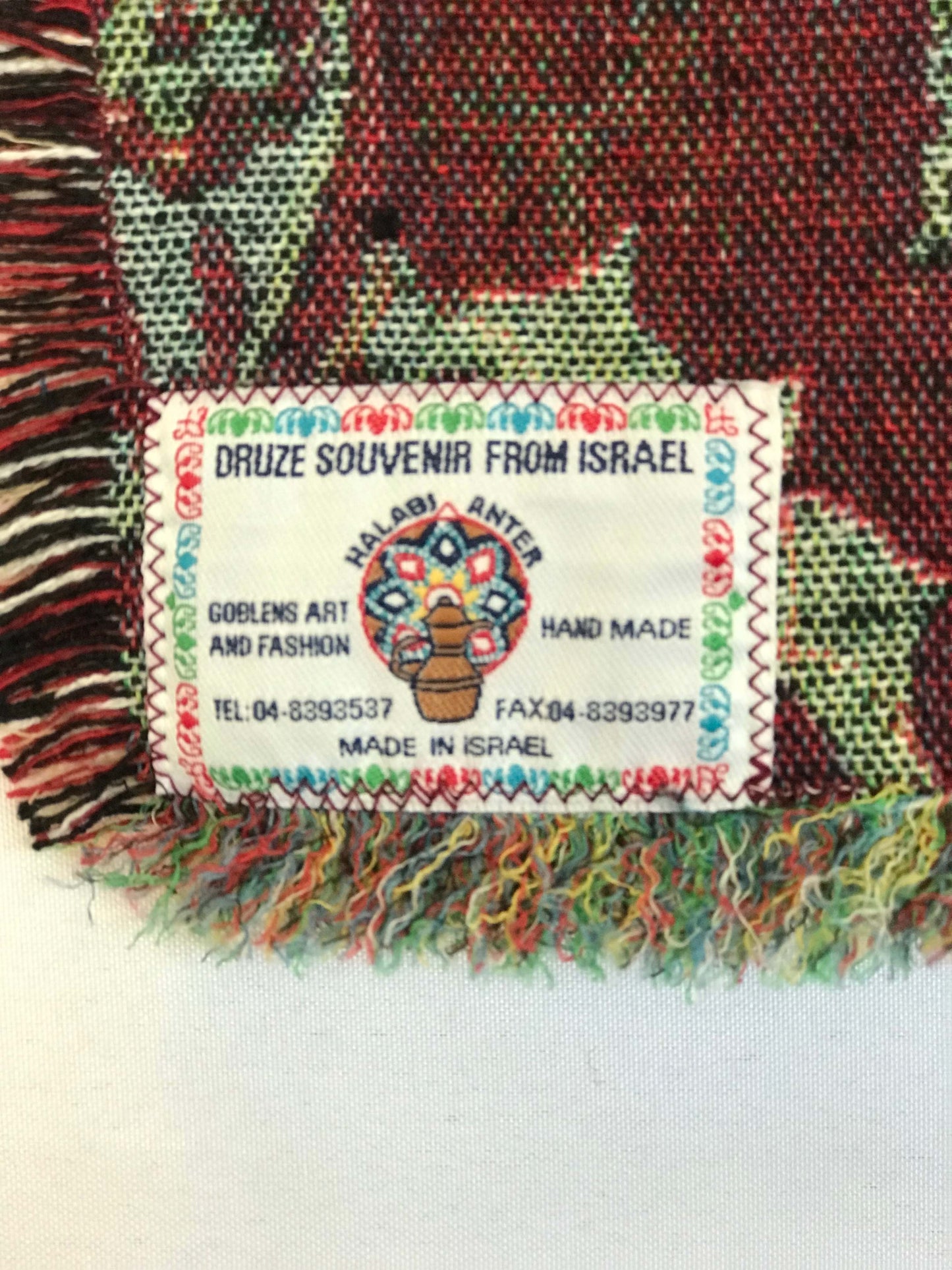 Medium Ivory Floral Reversible Table Runner