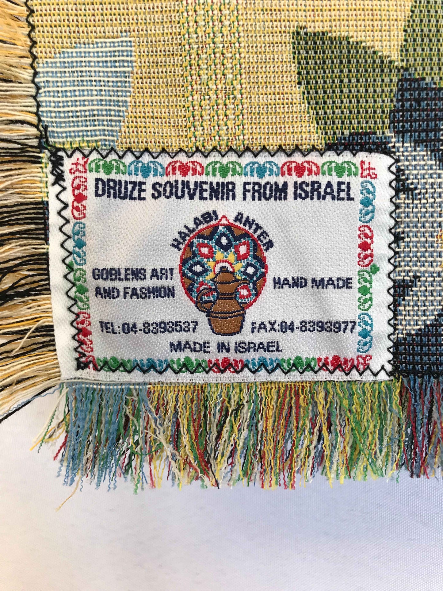 Large Black Floral Reversible Table Runner