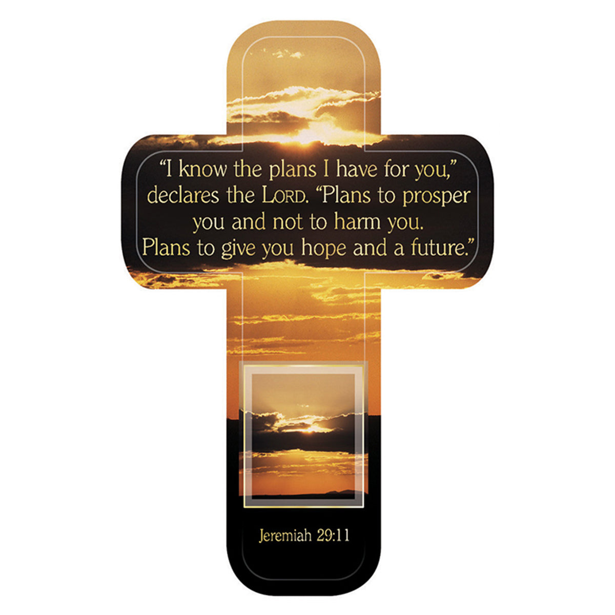 Jeremiah 29:11 Cross Bookmark