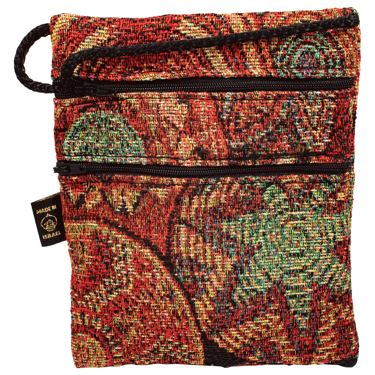 Crossbody Purse colorful abstract floral pattern