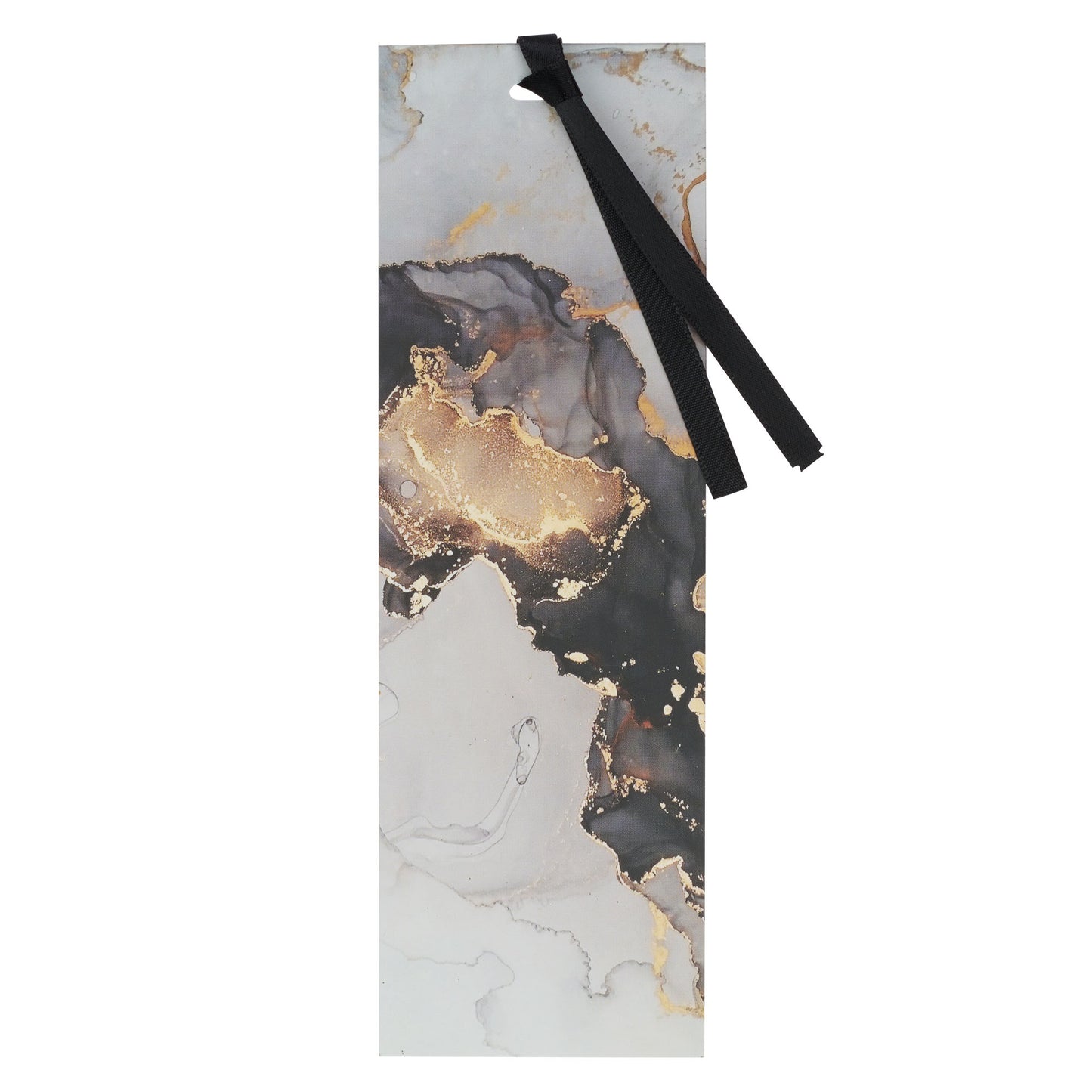 I Know The Plans Black and Gray Marbled Premium Bookmark - Jeremiah 29:11