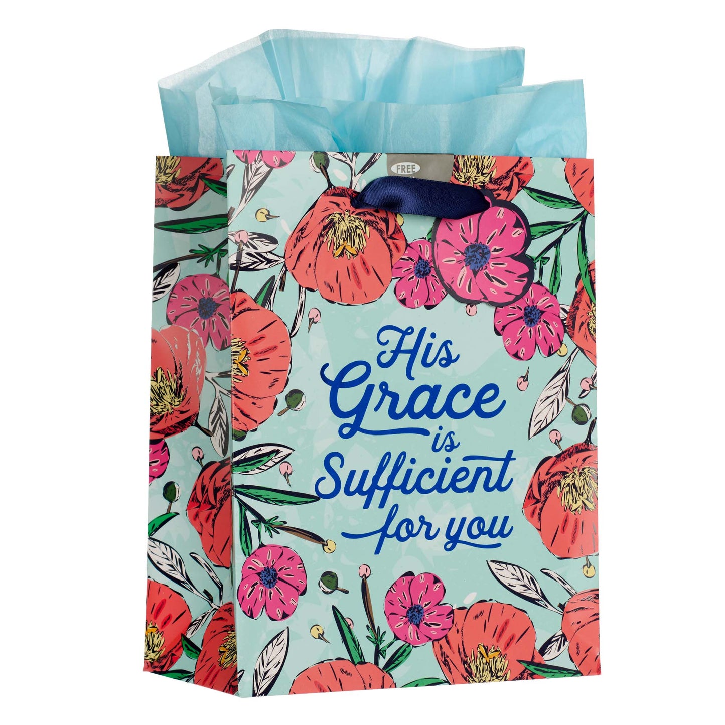 His Grace is Sufficient Medium Gift Bag - 2 Corinthians 12:9
