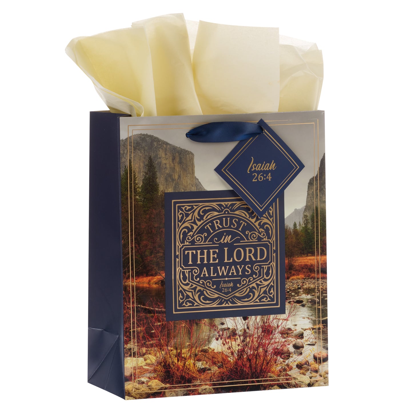 Trust in the LORD Always Medium Gift Bag - Isaiah 26:4