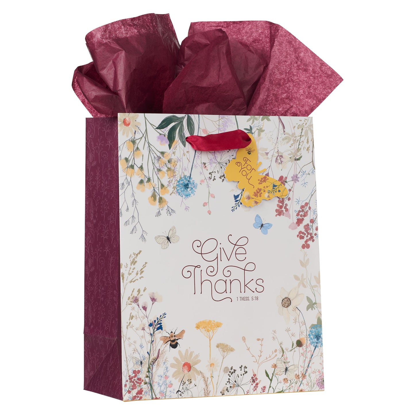 Give Thanks in Everything Medium Gift Bag - 1 Thessalonians 5:18