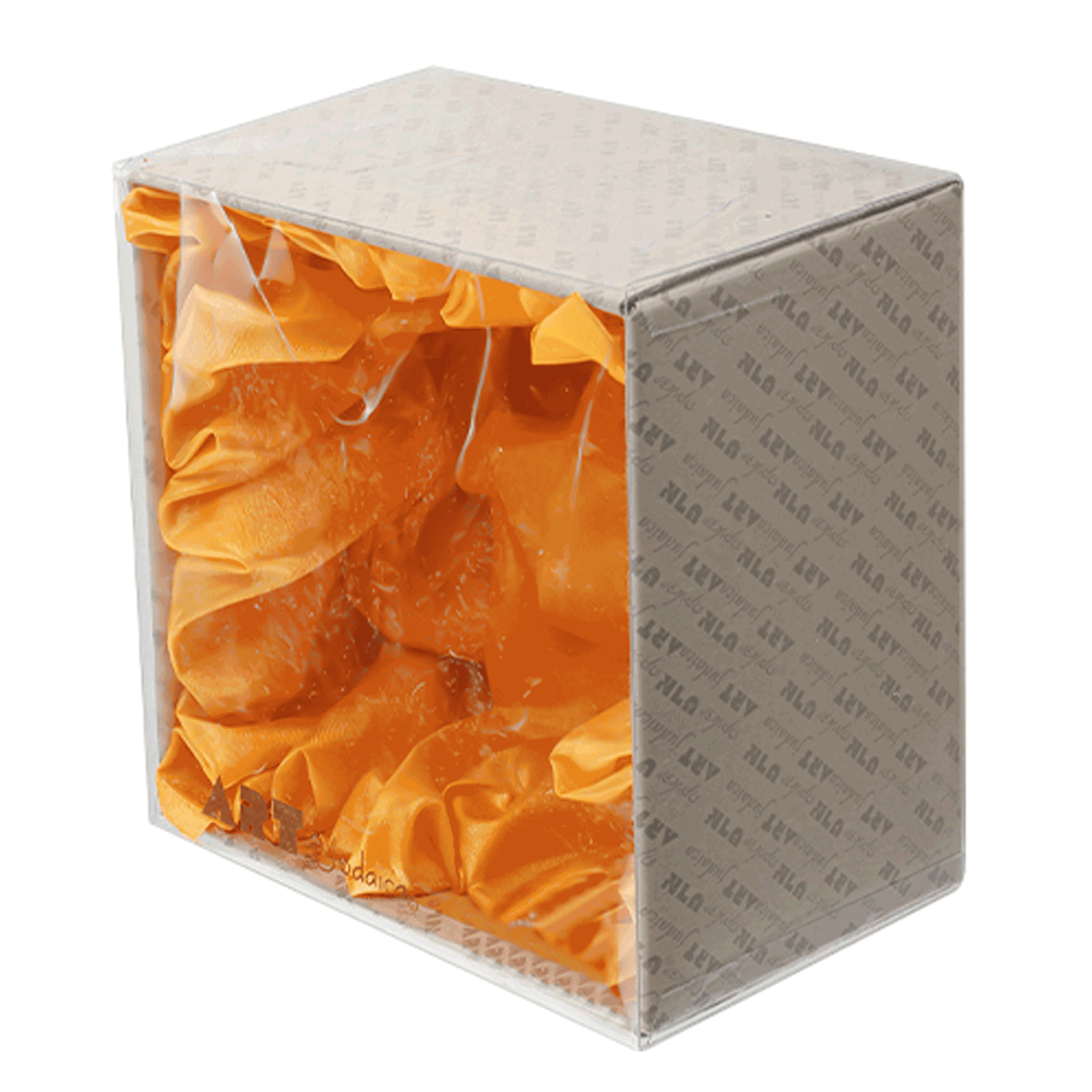 Gift box that contains the kiddush cup and saucer