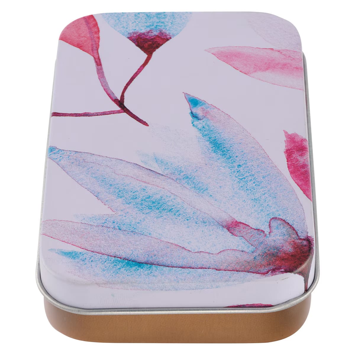 Shine Your Light Pink Petals Rose Gold Key Ring