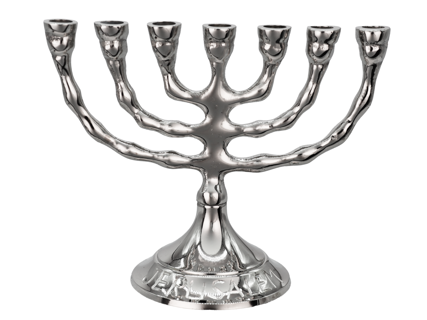 Classic Jerusalem Menorah in Four Finishes