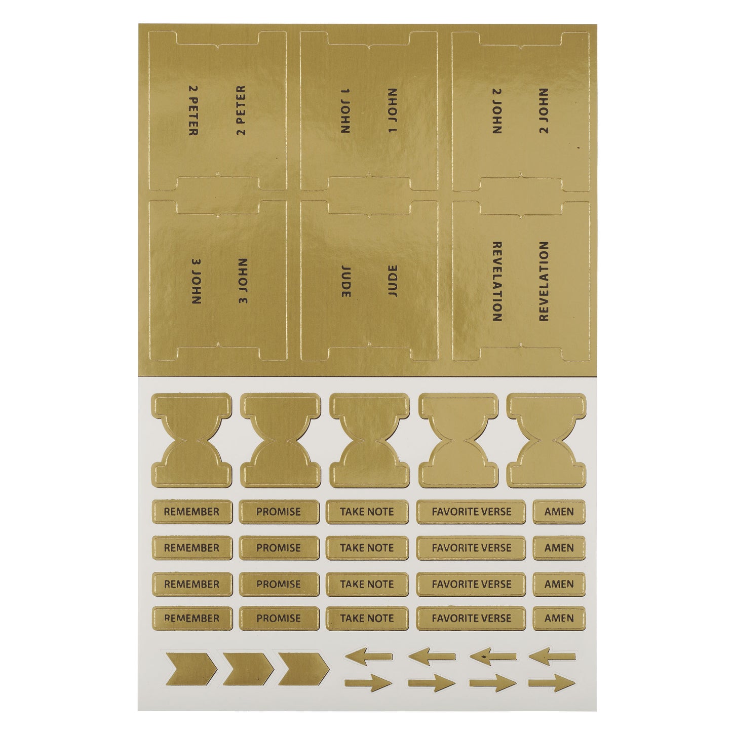 Bible Indexing Tabs for Gold Gilt-edged Bibles