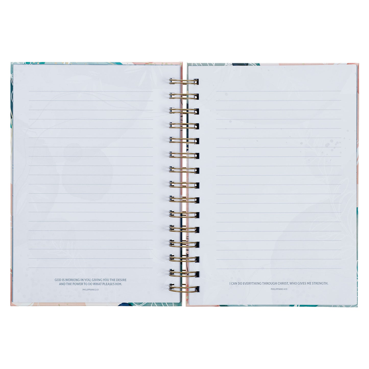 I Know the Plans Muted Watercolor Spiral Journal - Jeremiah 29:11