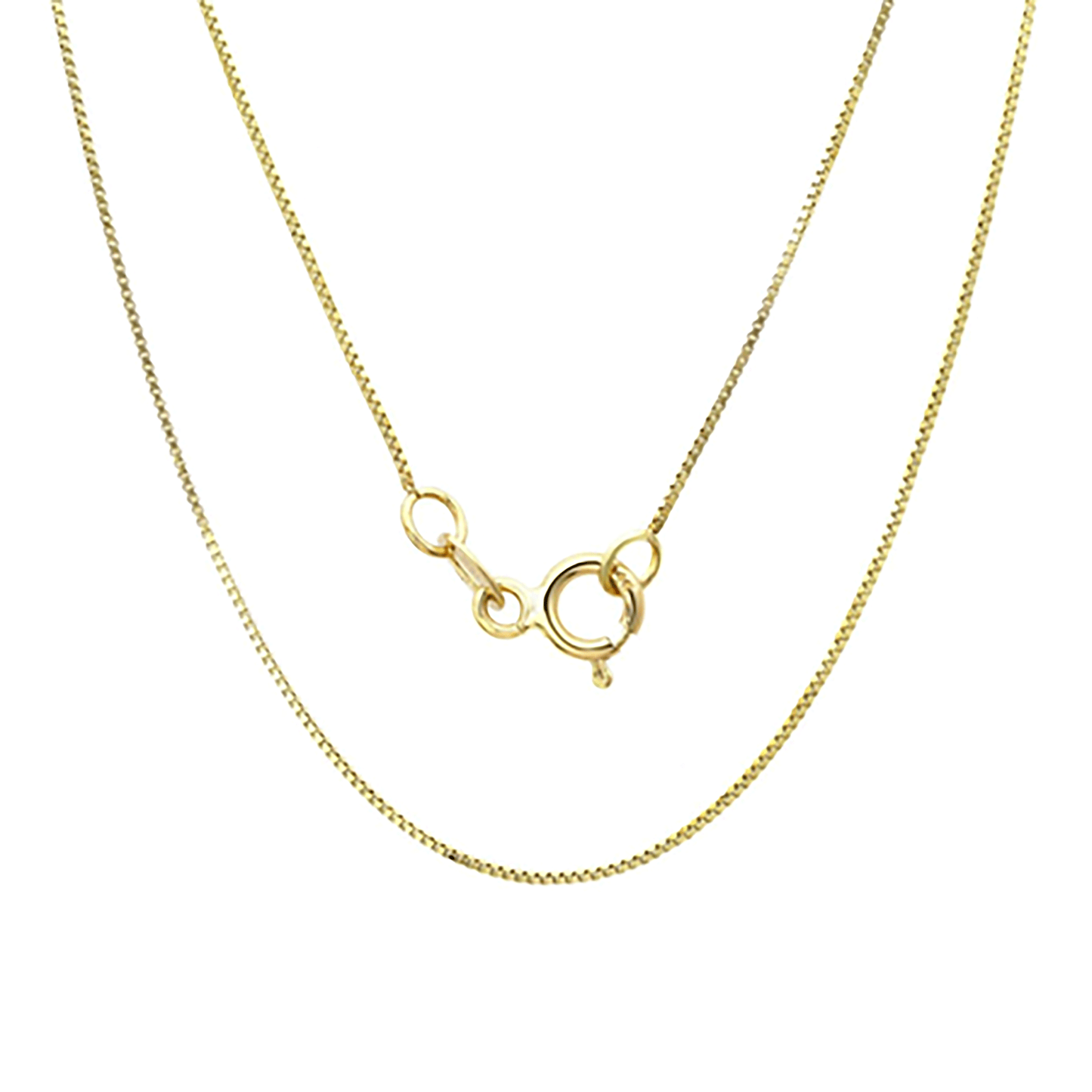 14K Gold Box Chain (Various Lengths)