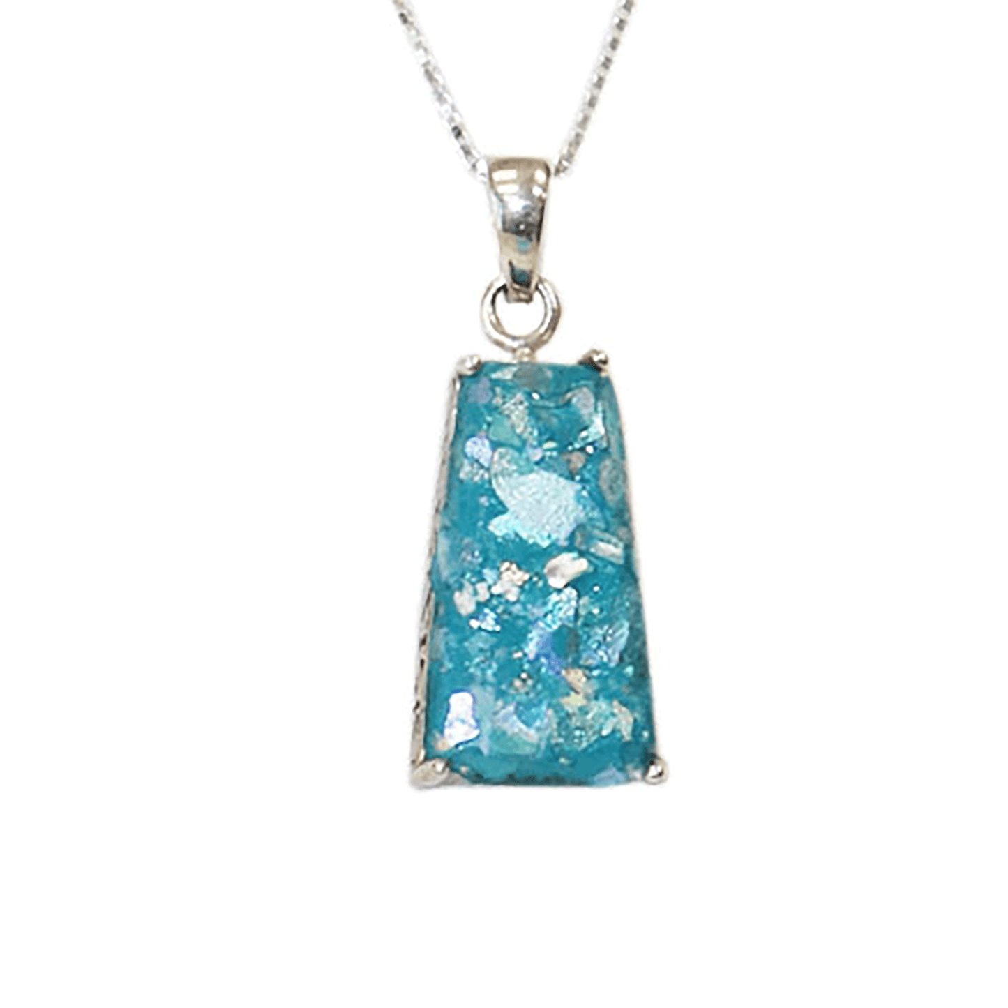 Roman Glass Trapeze Necklace