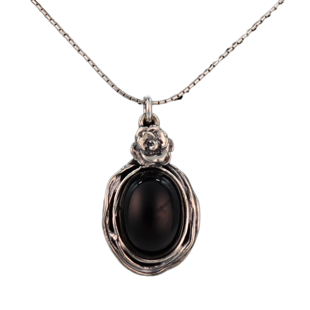 Onyx Oval Necklace