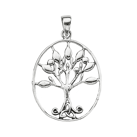 Tree of Life Oval Necklace