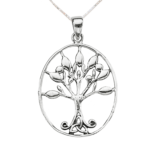 Tree of Life Oval Necklace