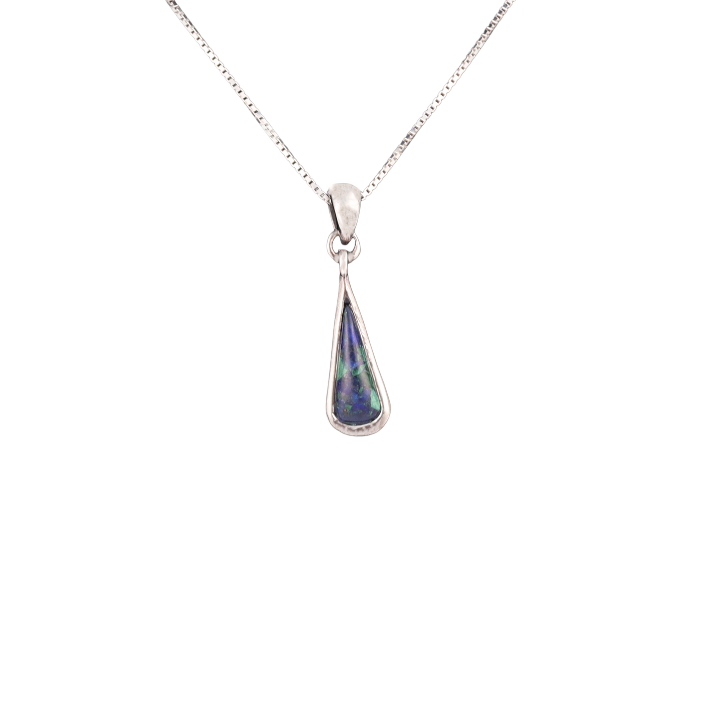 Eilat Stone Long Teardrop Pendant
