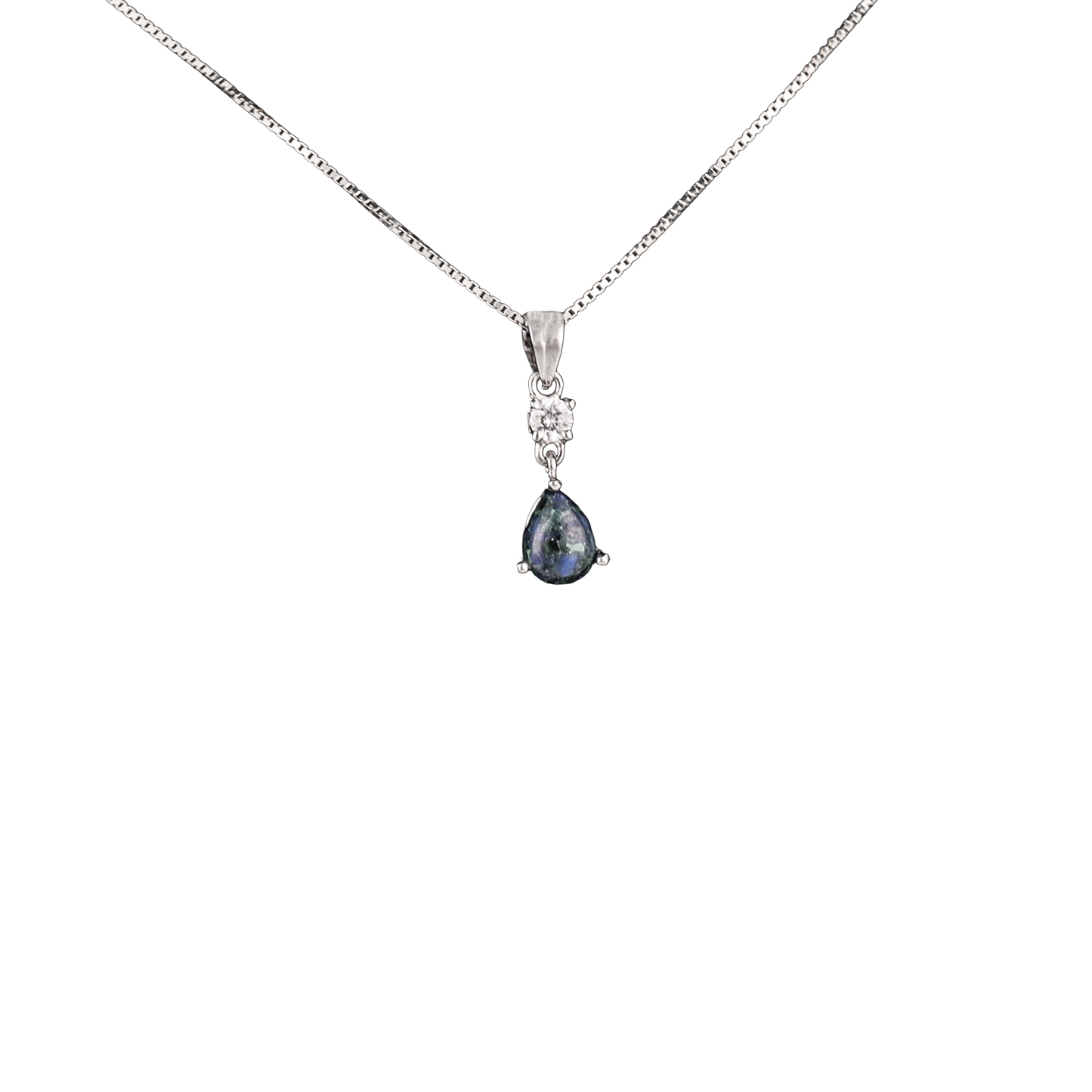 Eilat Stone Teardrop Drop Pendant