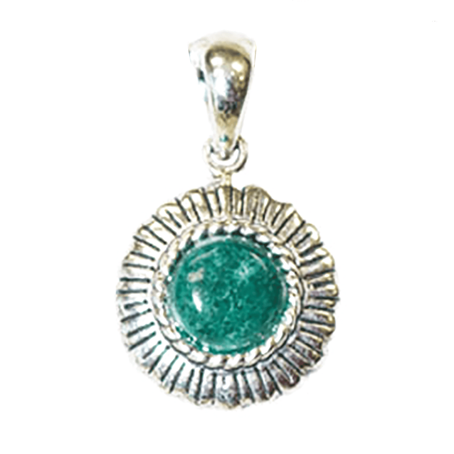 Eilat Stone Round Flower Necklace