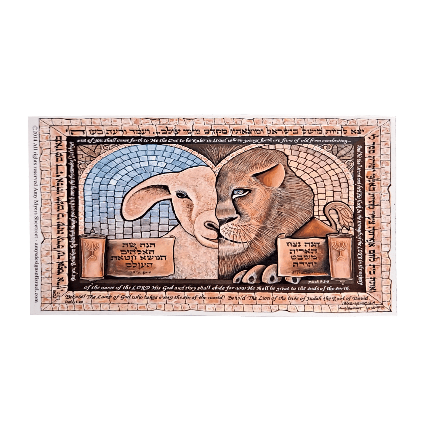 Lion and the Lamb Magnet