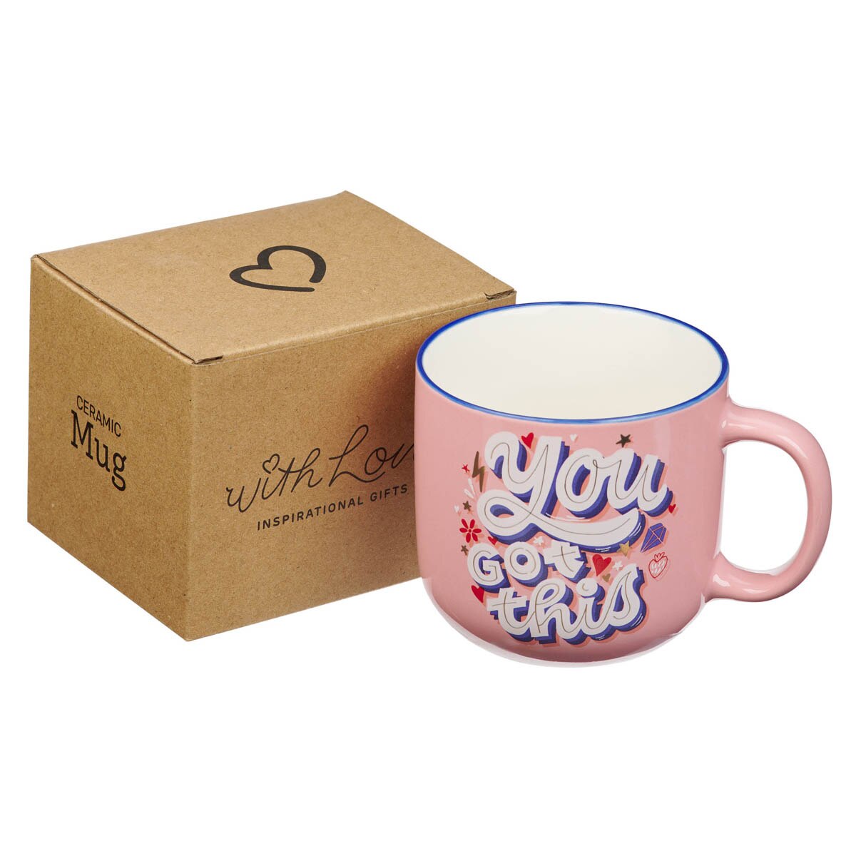 You Got This Pink Ceramic Coffee Mug