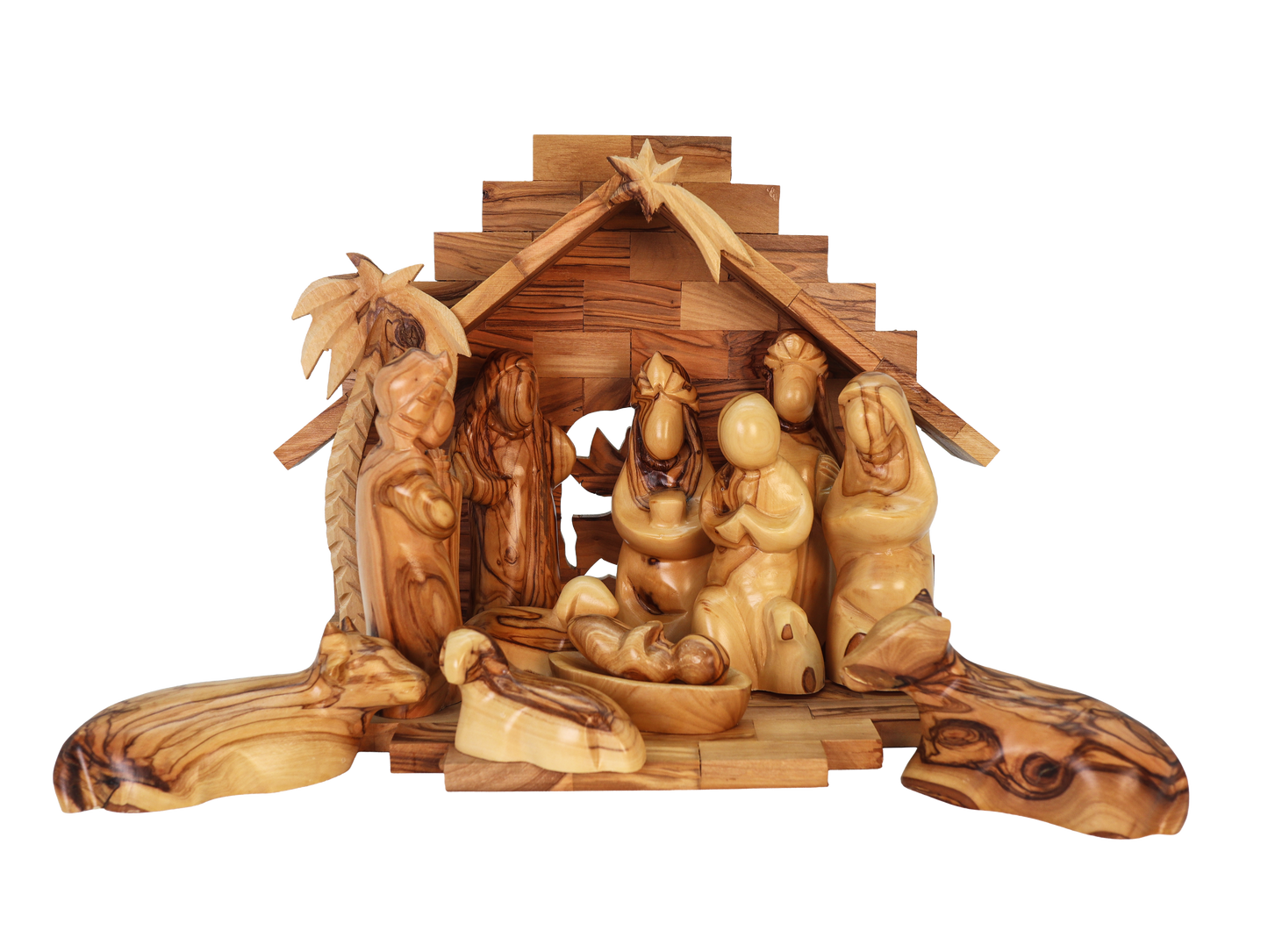 Olive Wood Nativity Set