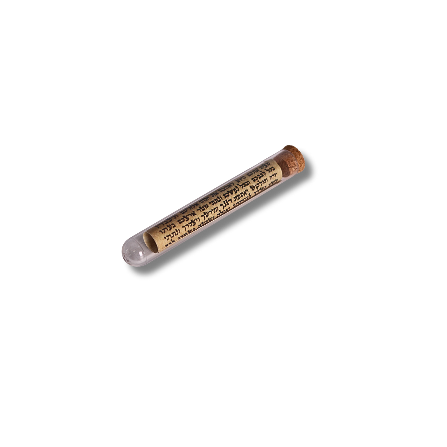 Non-Kosher Mezuzah Scroll in plastic tube