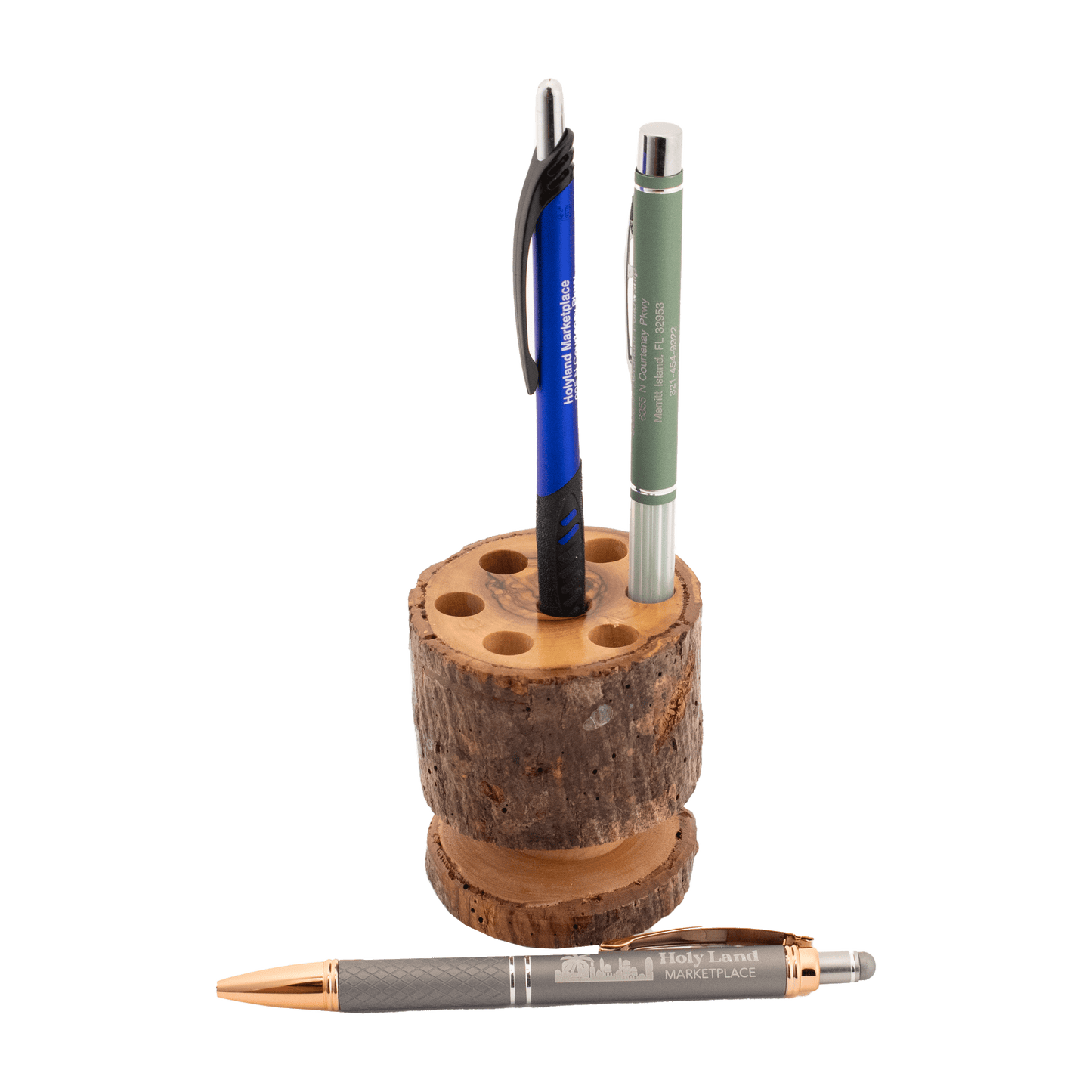 Olive Wood Pen Holder