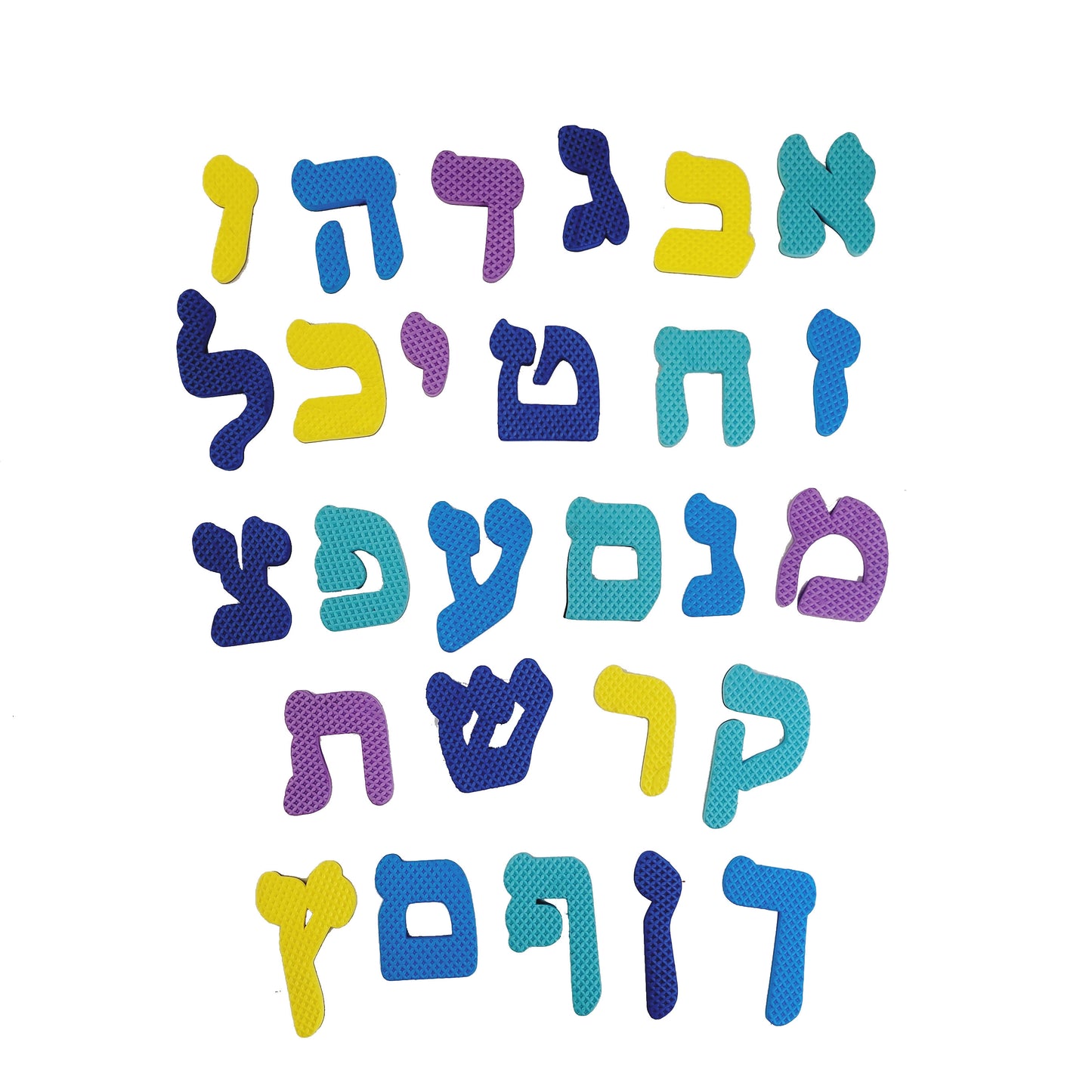 Alef Bet Foam Magnets, 27 Letters