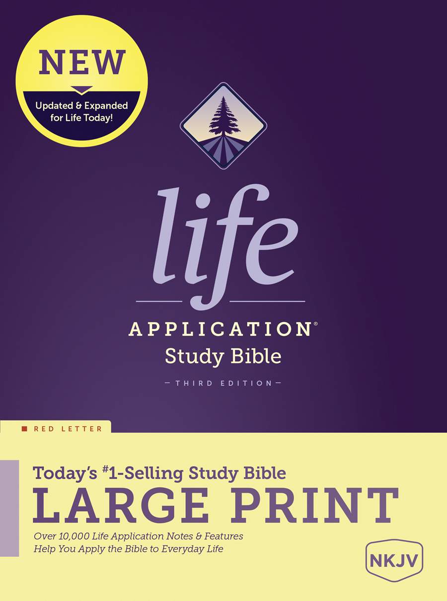 NKJV Life Application Study Bible, LG Print, Third Edition, Hardcover