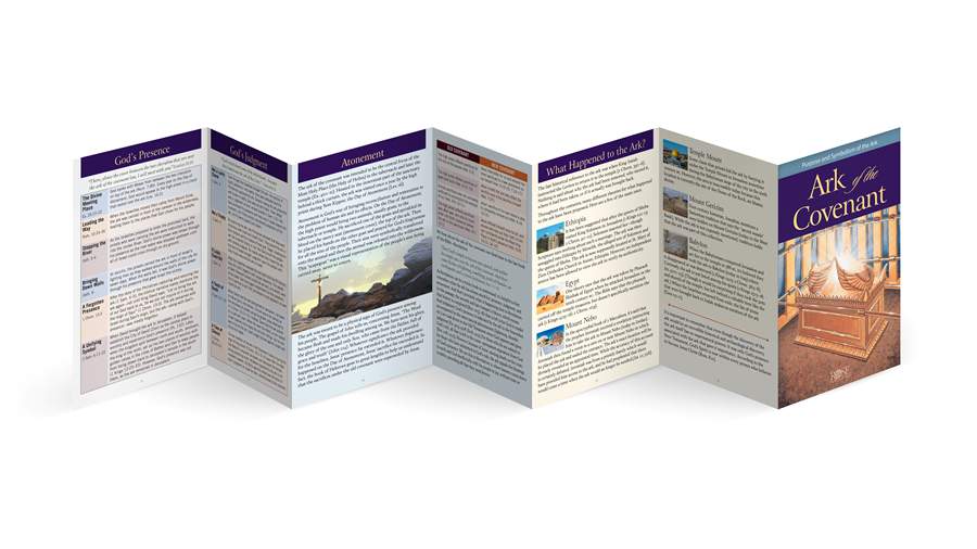 A picture of the opposite inside view of the Ark of the Covenant - Pamphlet