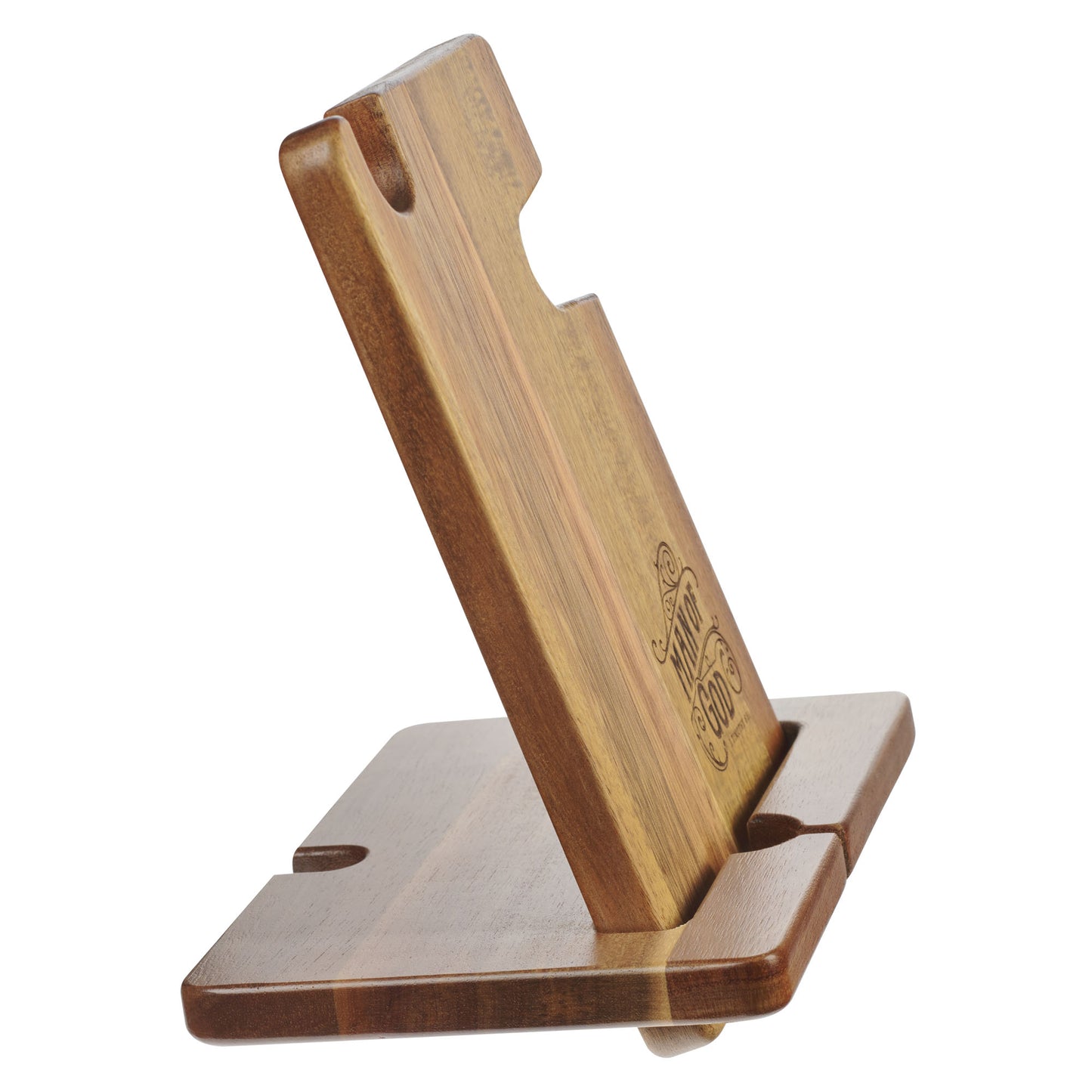 Man of God Acacia Wood Personal Accessory Organizer - 1 Timothy 6:11