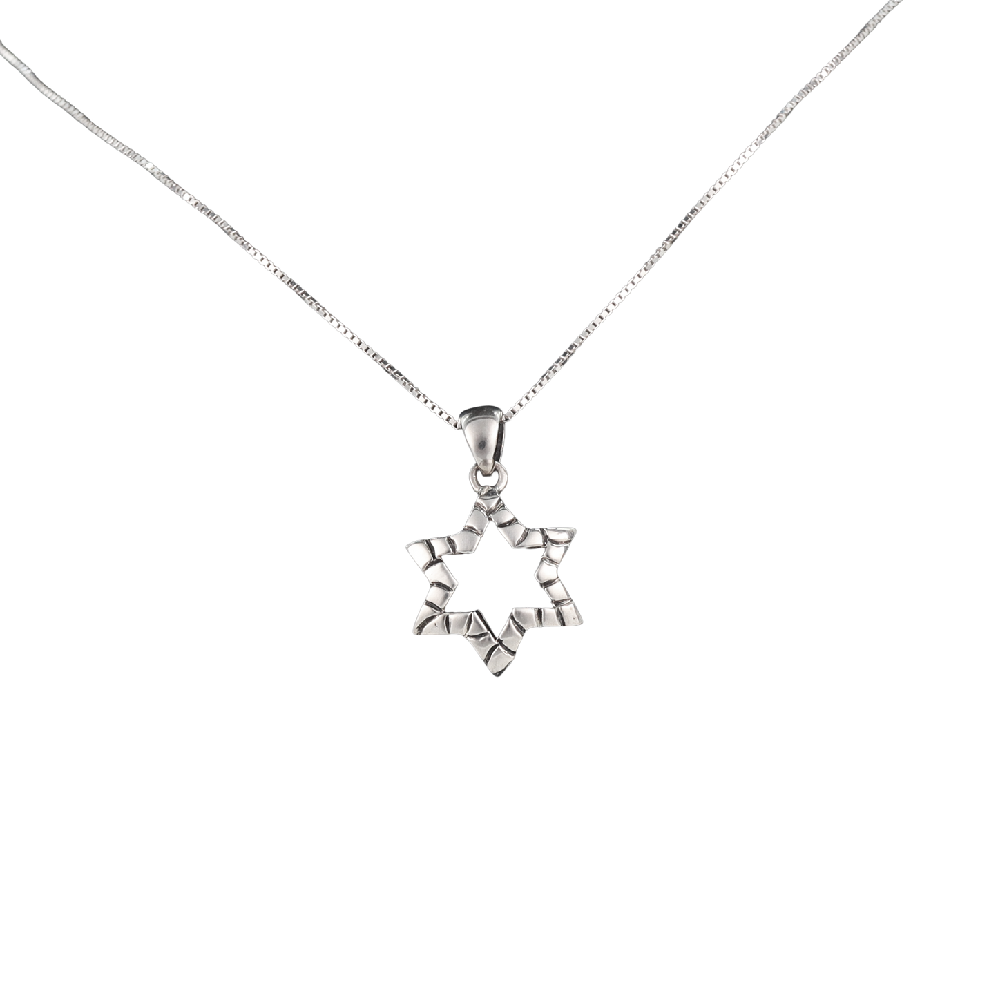 Star of David Wall Textured Necklace (Various)