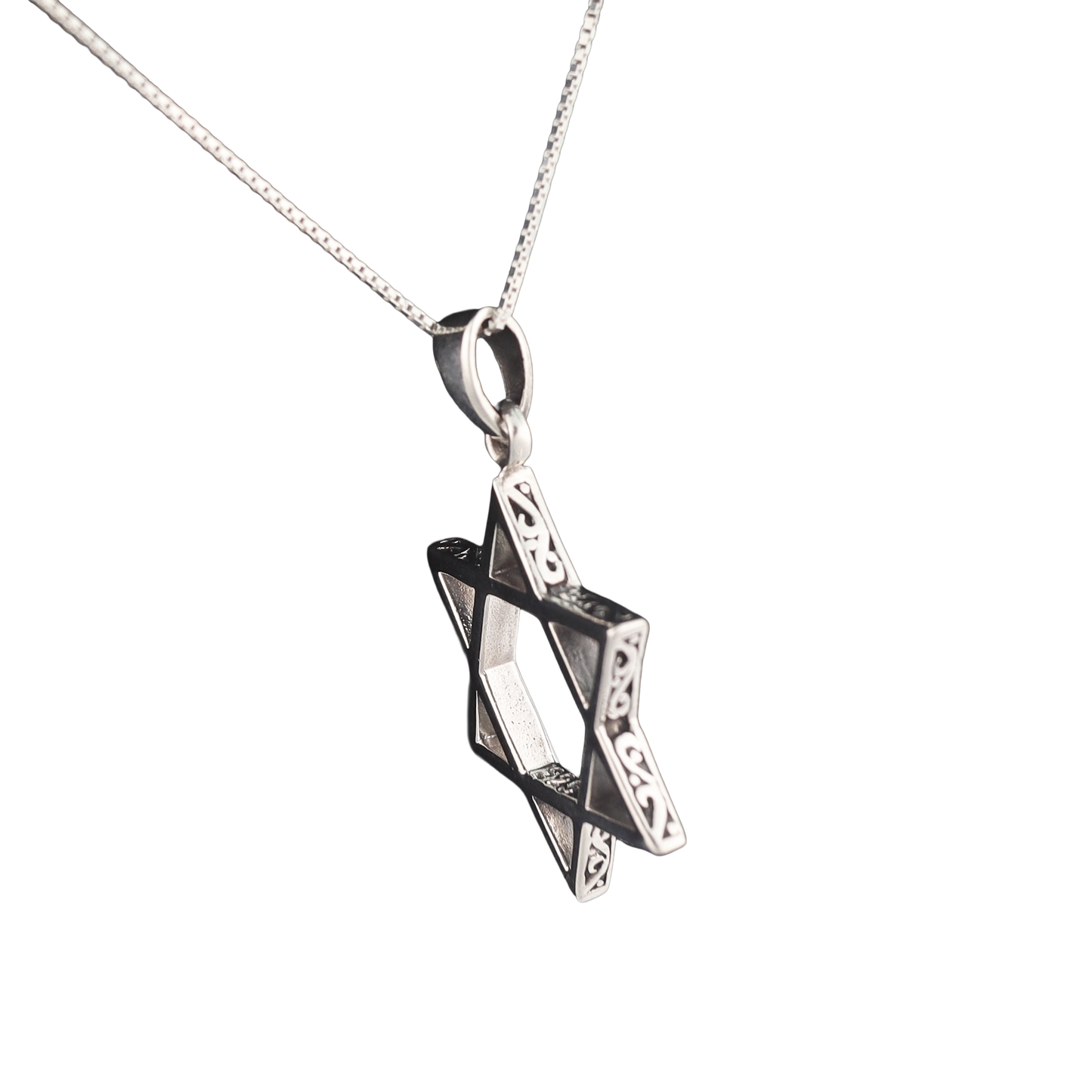 Star of David Silver Pendant