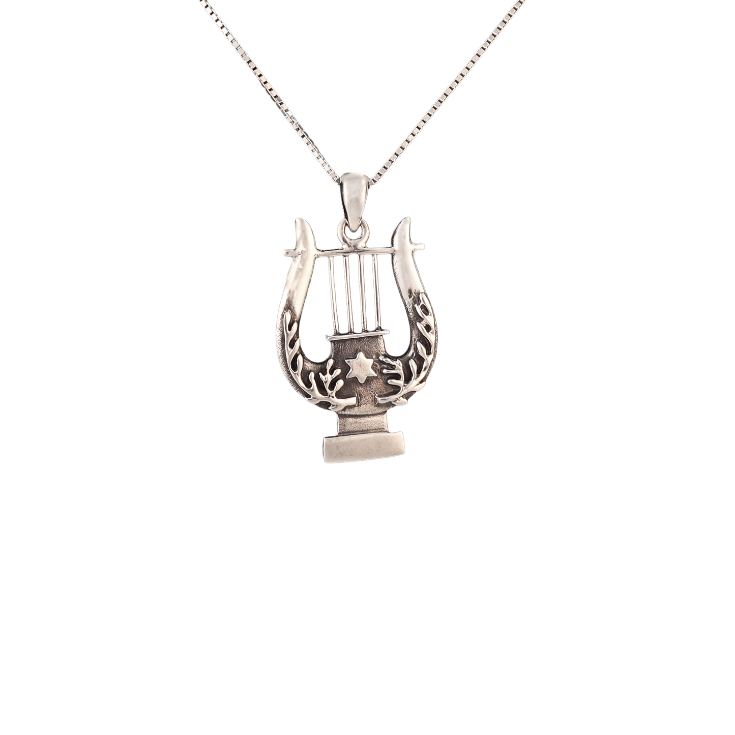 Harp Sterling Silver Pendant