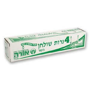 White Kosher Candles - 4
