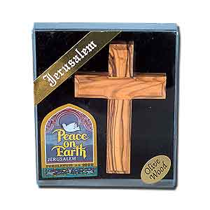 Olive Wood Cross Small