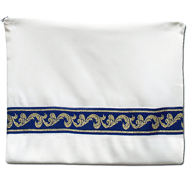 Prayer Shawl Bag - Blue & Gold
