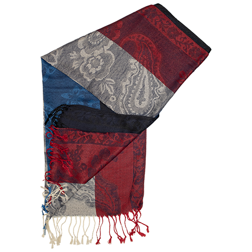 Rose of Sharon Perfume & Floral/Paisley Scarf Set