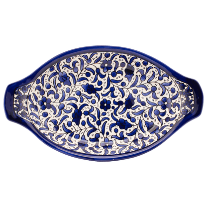 Armenian Ceramic Oval Serving Dish - L (Various Designs)