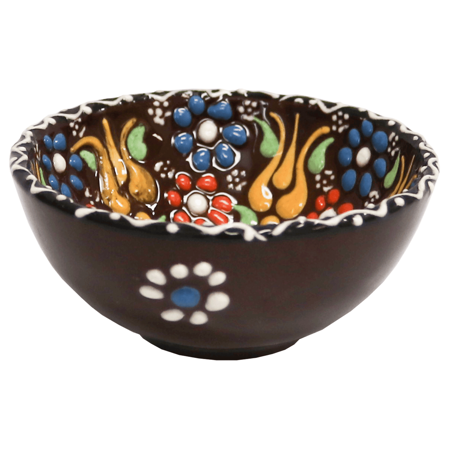 Israeli Bread Dipping Set - White Floral (Various Patterns)