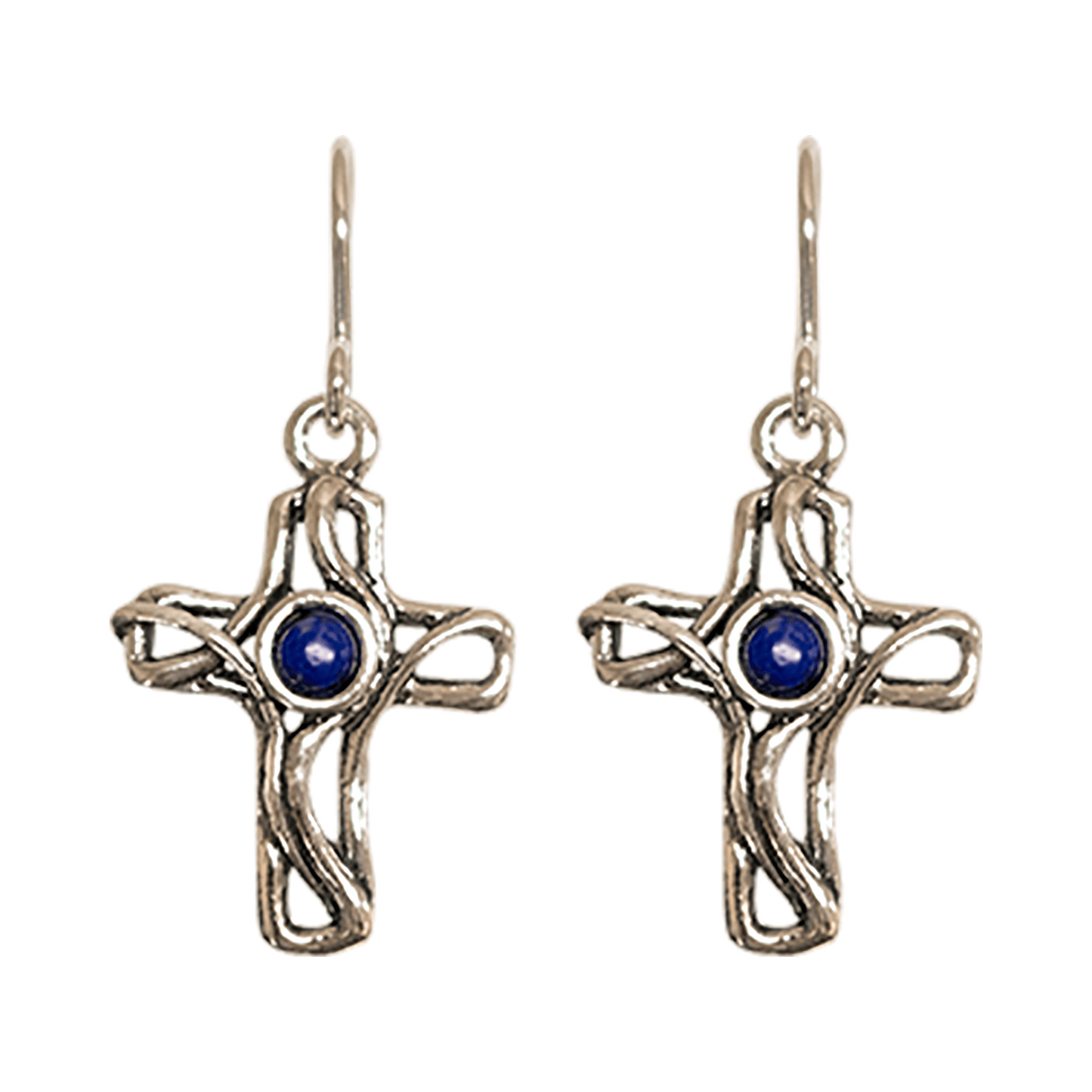 Dangle Cross Earrings