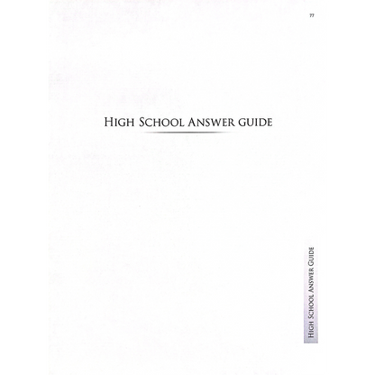 Leviticus Homeschool Teacher's Guide (Kindle)