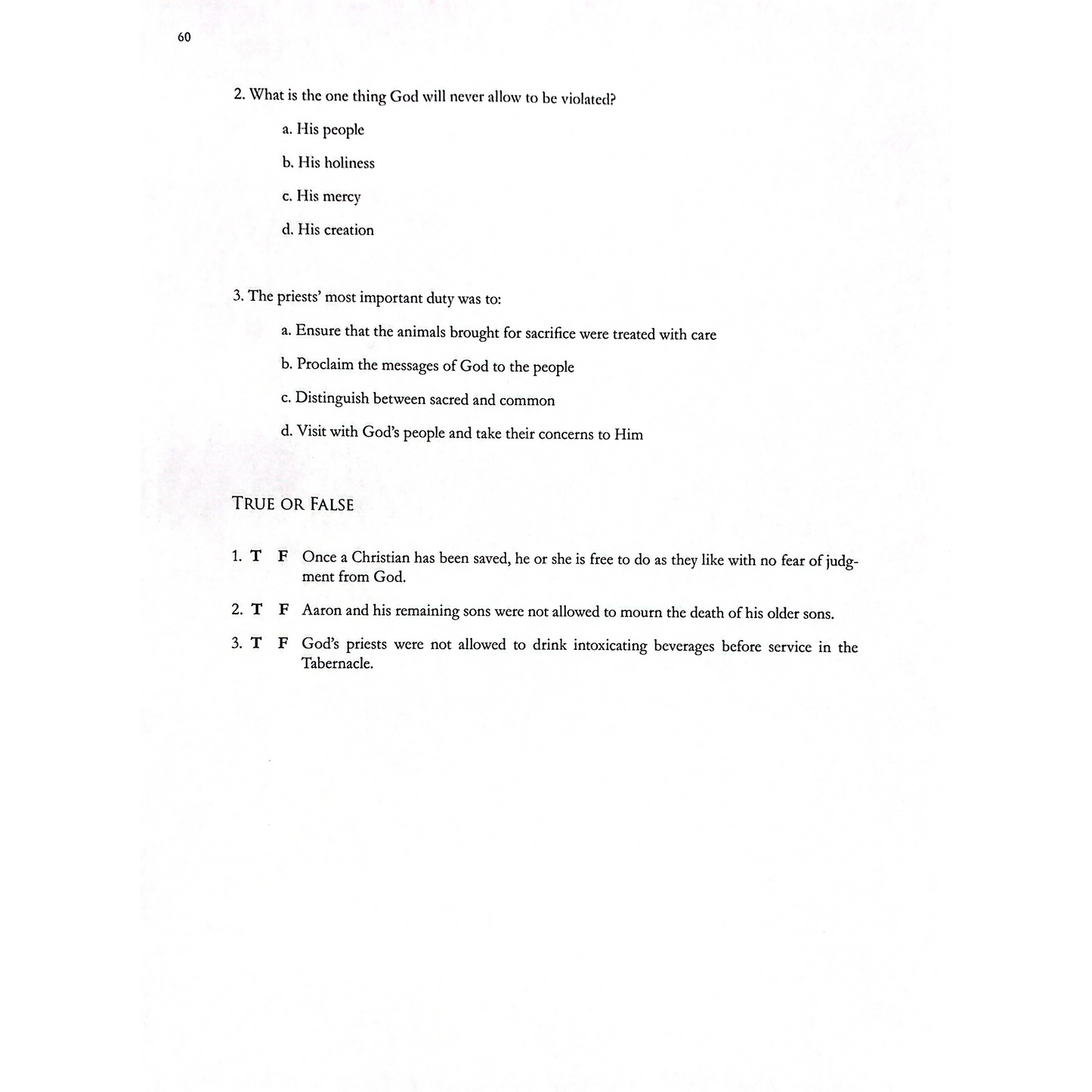 Leviticus Homeschool Teacher's Guide (iPad, Epub)