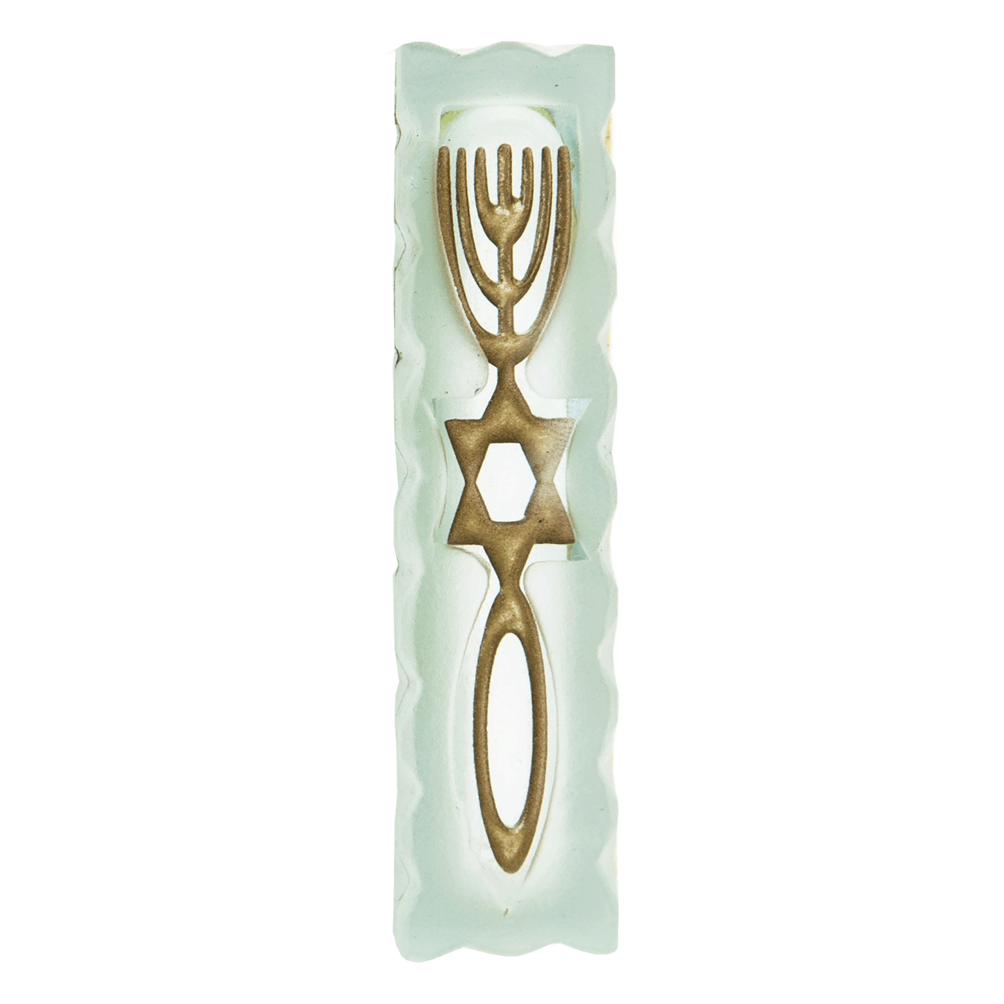 Grafted in Glass Mezuzah - Various Colors