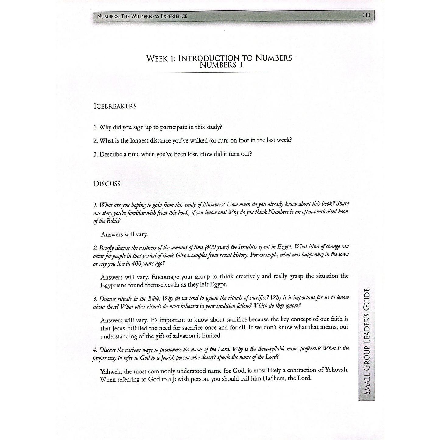 Numbers Adult Study Guide (pdf)