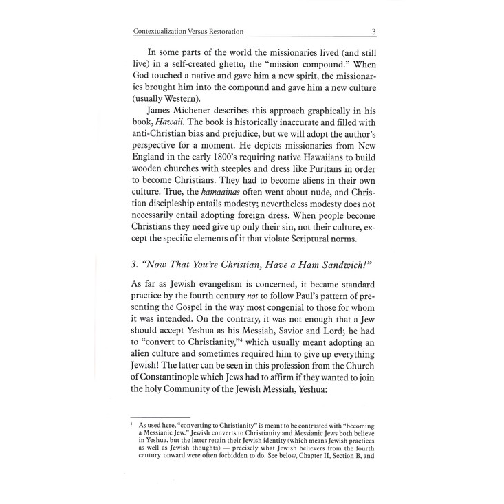 Restoring the Jewishness of the Gospel